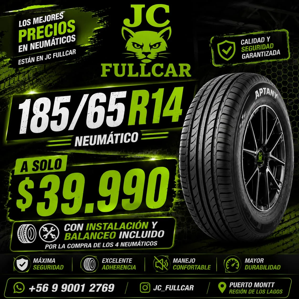 Oferta de neumático Fortune 185 65 R14